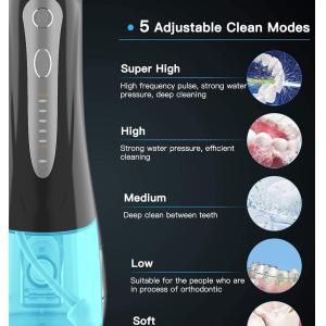 Rotatable Rechargeable Water Flosser Water Pick Electric Multi Application