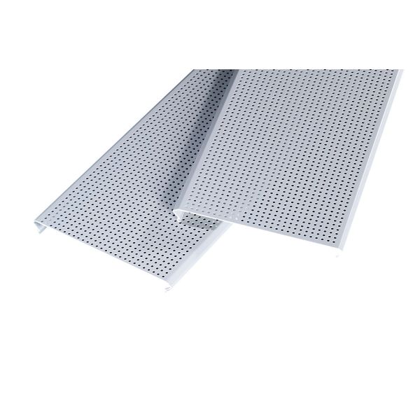 Powder Coated Metal Aluminium Slat Strip False Ceiling For Office Building Heat Insulation
