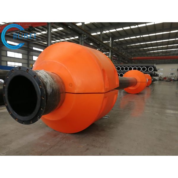 Red Orange Foam Buoy Float Collar Hdpe Pipe Flotation Rotational Molded