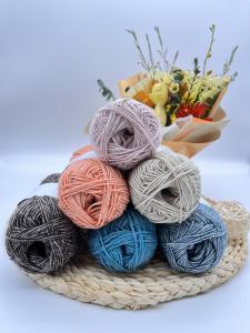 China 80% Cotton Jet Yarn Soft Fluffy Blanket Handmade Chunky Yarn wholesale