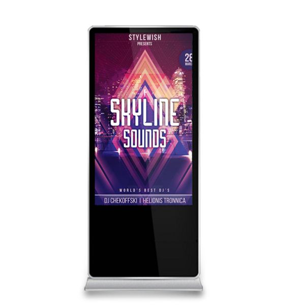 IBoard Factory 43" 49" 55" 65" Digital Signage Interactive Kiosk Infrared Commercial Screen Stand Advertising Touch Display