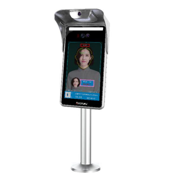 Quality Temperature Measurement 8 Inch Face Recognition Terminal for sale