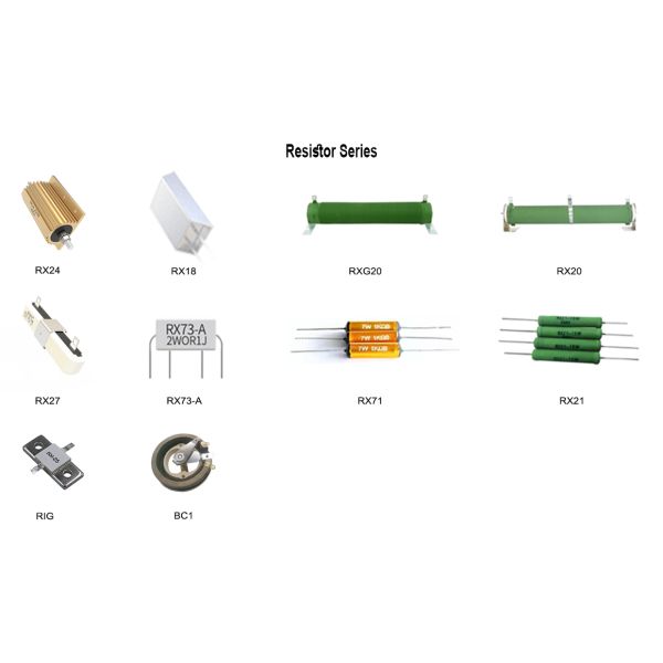 Bochen RX18 50W~5000W Gold Aluminum Housing High Insulating Capacity Braking Resistor for Industrial Applications