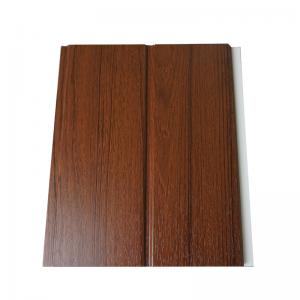 China 250mm Width Pvc Wall Panel Laminated Wood Color Fireproof Water Proof wholesale