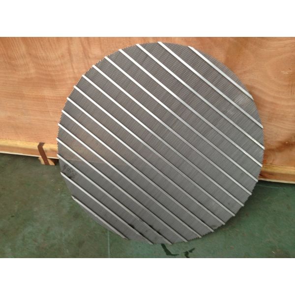 wedge wire screen panel or v wire filter plate or johnson screen plate / arc screen plate / sieve bend screens