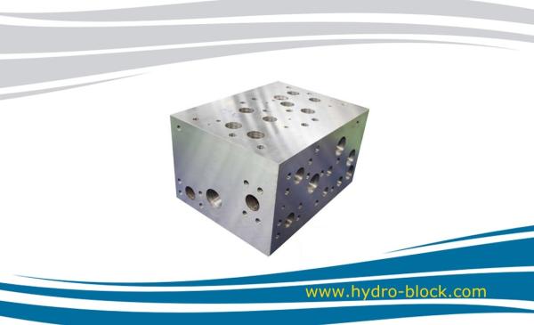 Hydraulic pressure oil plate block for boat logic valve