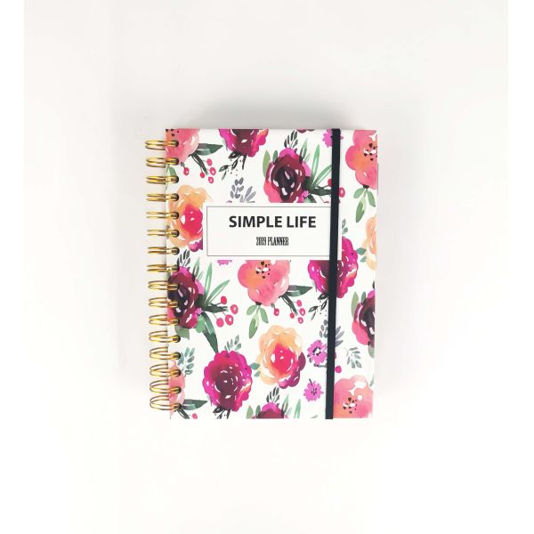 Leather Cover Material Composition Book Design 365 Days Daily Diary Budget Book