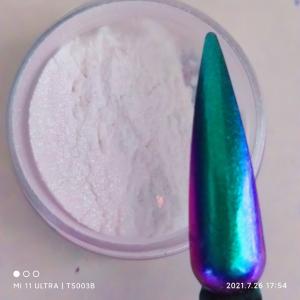 China Wholesale iridescent chrome Chameleon color shifting Aurora Rainbow Pigment for slime /craft/epoxry resin/paint/nail pol wholesale
