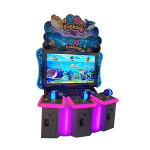 Amusement Kid Fishing Arcade Game Machine Coin Operated 110V / 220V