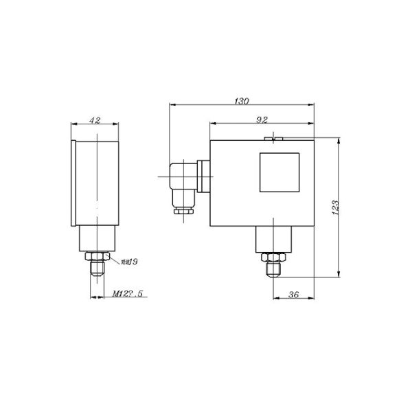 TL0205 Small Pressure Switch Pressure Controller adopts bellows sensor