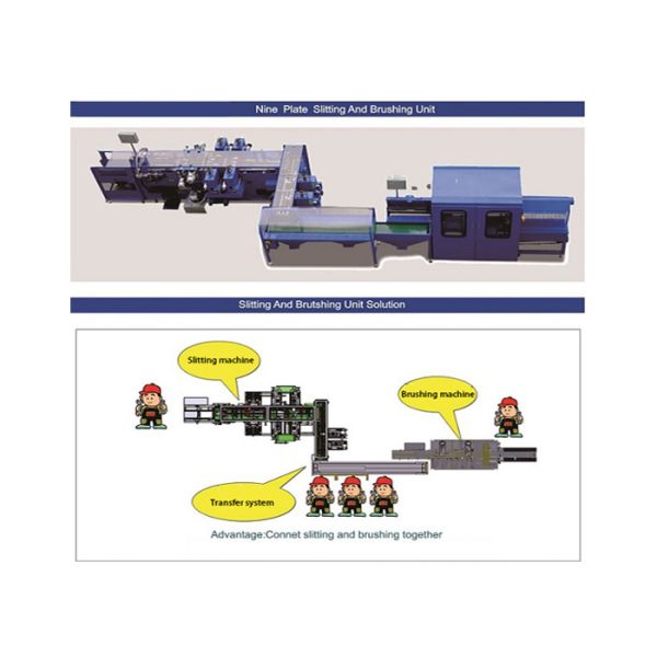 Automatic Plate Rolling Slitting And Brushing Machine PCM-0825219/ APBM -0403