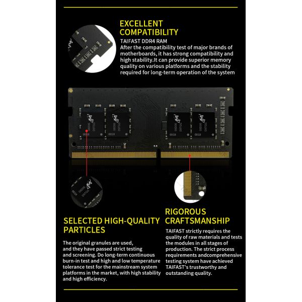 CE 16GB DDR4 Memory Ram 2400mhz 240 Pin 1.2V So Dimm For Laptop Notebook 3 Years