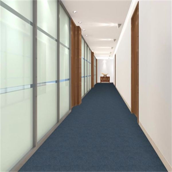 Pure color 50*50cm simple design PP loop pile Carpet tile