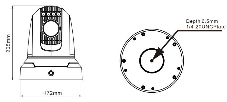 20X Optical Zoom Rugged PTZ Camera Network 5G WiFi Waterproof IP66 With SDK Open