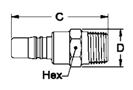 High Flow Pneumatic Quick Coupling , Quick Connect Disconnect Coupling