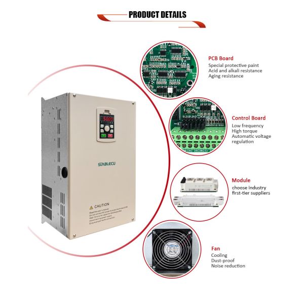 ABS PC AC Frequency Inverter , 30KW Variable Speed Drive For 3 Phase Motor