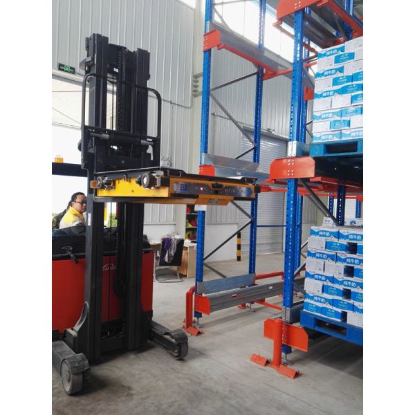 Pallet shuttle racking SIEMENS PLC control system Brushless Motor