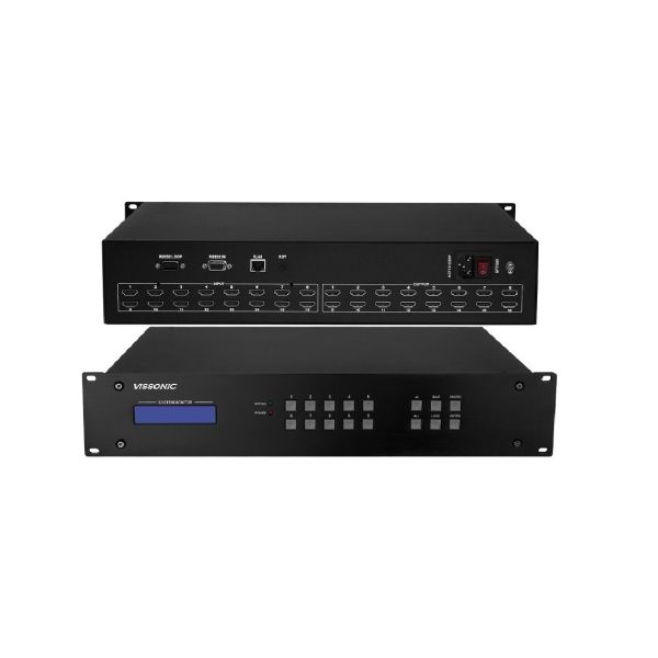 High Speed Switching Hdmi Matrix Switcher UHD4Kx2K HDMI 16x16 Seamless Switcher Scaler