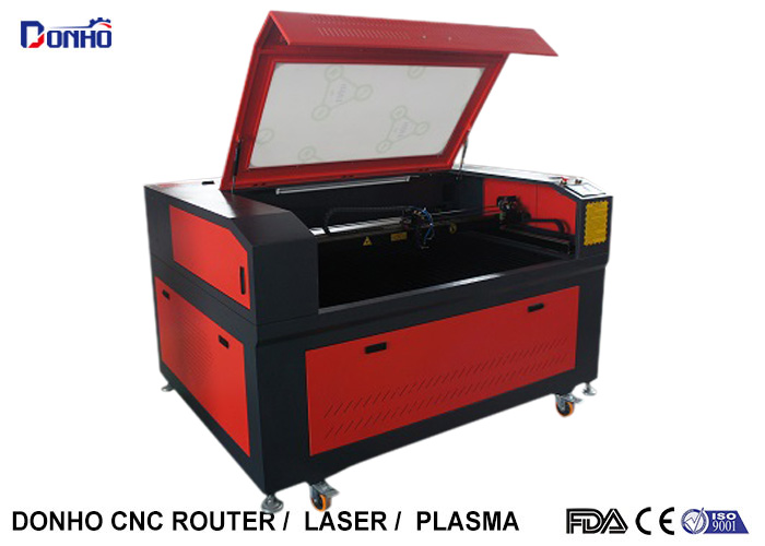 Double Color Board Co2 Laser Engraving Machine with Belt Transmission Blade Table