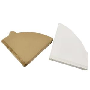 No Bleached Coffee Filter Paper V60 For Hand Brewing Pot