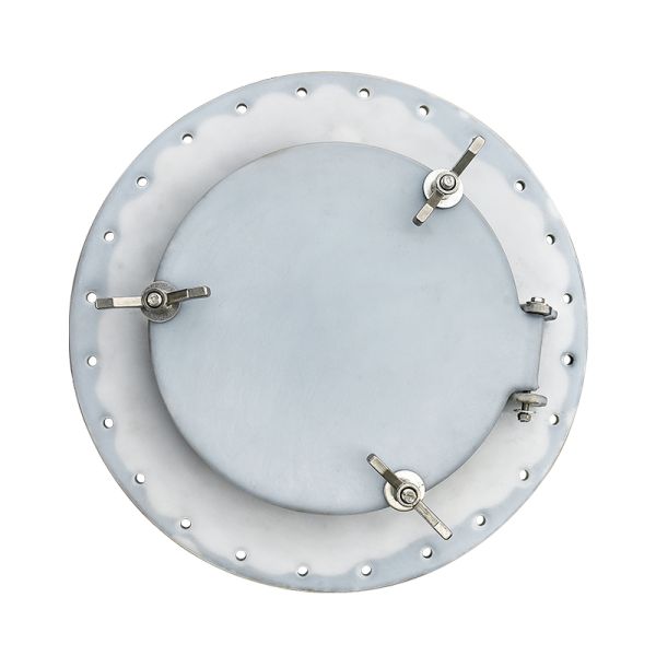 Durable 580mm Steel Lined Plastic Manhole Cover for Maintenance Access Strong Advantages