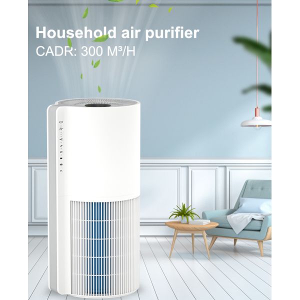 Black Grey CCM P4 52W 100V Air Purifier Filter Nylon Mesh UV Lamp