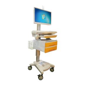 China Integrated Computer Workstation Trolley With Working Table wholesale