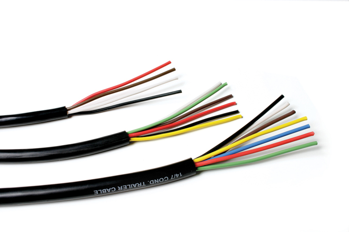 7 Cores Pin Trailer Cable with 7x1.5mm2 Bare Copper Conductor and Non-Shielded Design