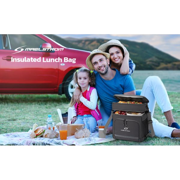Collapsible Leakproof Insulated Lunch Cooler Bag Reusable For Women Men