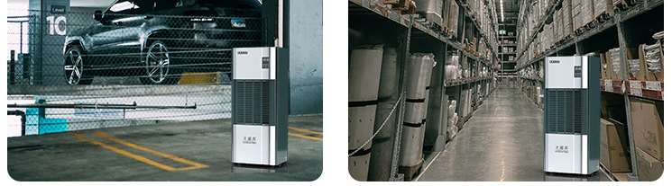 3KW Industrial Dehumidifier With Compressor Operation Internal Circulation