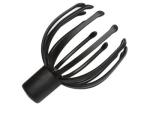 Tension Relief Electric Octopus Head Massager FCC Black Electric Octopus Claw