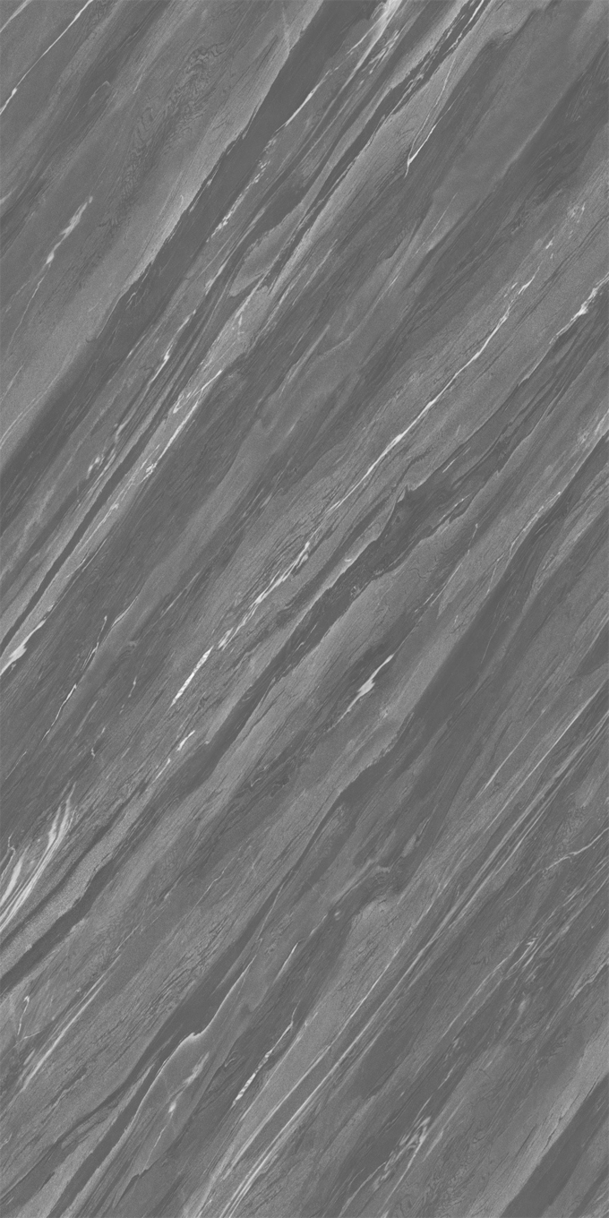 Gray 1600x3200mm Matte Sintered Stone Slab for Shopping Mall Walls