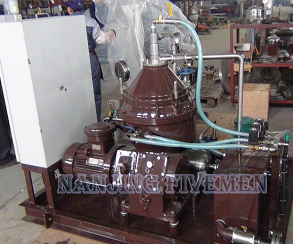 Vertical Disc Stack 3 Phase Marine Diesel Engine Lubricating Heavy Fuel Oil Separator