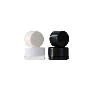 China Custom Color 9ml 5ml Concentrate Glass Jar With Child Resistant Screw Lid wholesale
