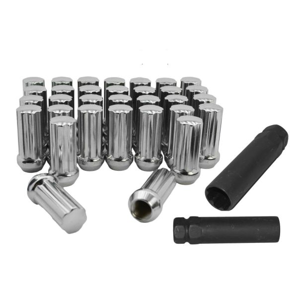 Shockproof Duplex Locking Lug Nuts Conical Seat With 3 / 16" Socket Drive