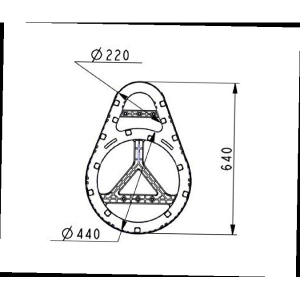 HDS-AF01 Aerial Fiber Optical Closure and Fiber Cable Storage Unit