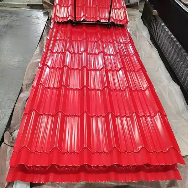 Roof Tiles Metal Roofing Sheet SGCC Dx51d Q195 PPGI Steel Sheet Corrugated Zinc Roofing Plate For Construction