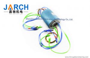 China 500Rpm 2 USB Signal Ethernet Through Bore Slip Ring Size 30mm  2 Channel 1000M on sale