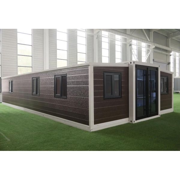 Fireproof 3 Bedrooms Prefabricated Container Homes Economic Homes Steel Structure
