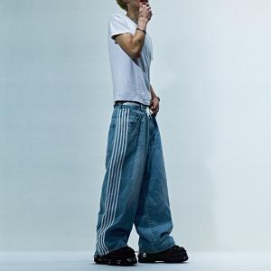 Clothing Manufacturers Custom High Quality Blank Acid Wash Stacked Jean Denim