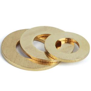 China M3 - M24 Custom Flat Lock Washers DIN125 Brass Plain Washer wholesale