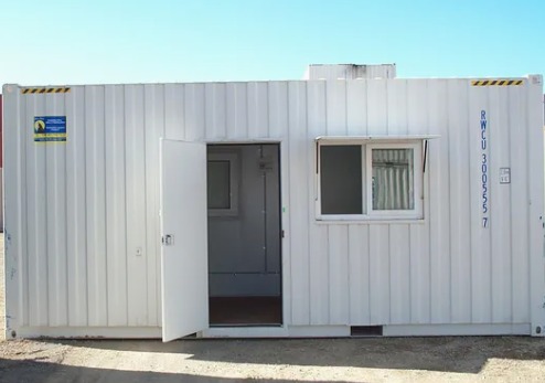 Steel Structure Q355 Q235 Security Container EPS Glasswool Rockwool PU