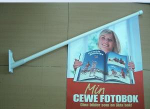 China Customized Shop Front Flags with double sides printing wholesale