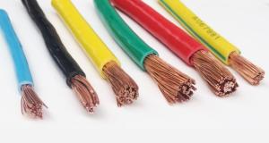 China BVR Single Strand Insulated Copper Wire 450/750V Oxygen Free Copper Cable on sale