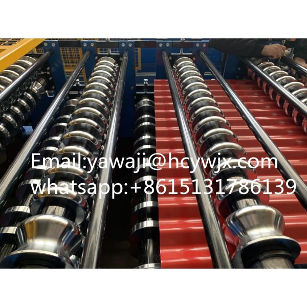 PPGI / GI Steel Profile Double Deck Roll Forming Machine