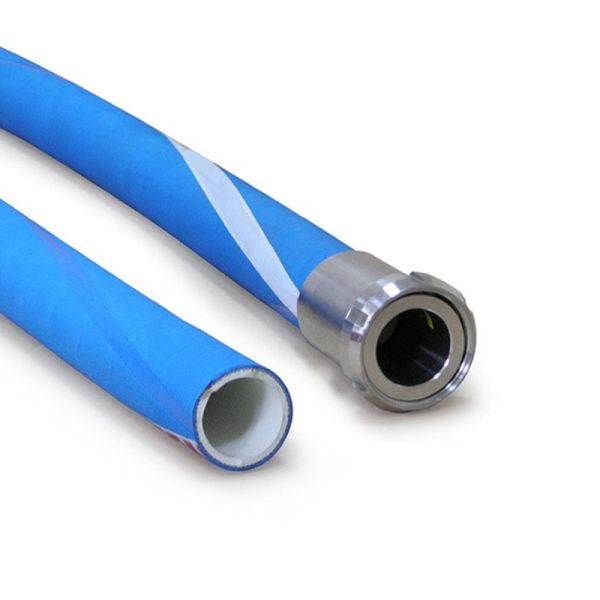 4 Inch Epdm Lined Phosphoric Acid Hose Chemical Resistant 150 Psi Smooth Bore