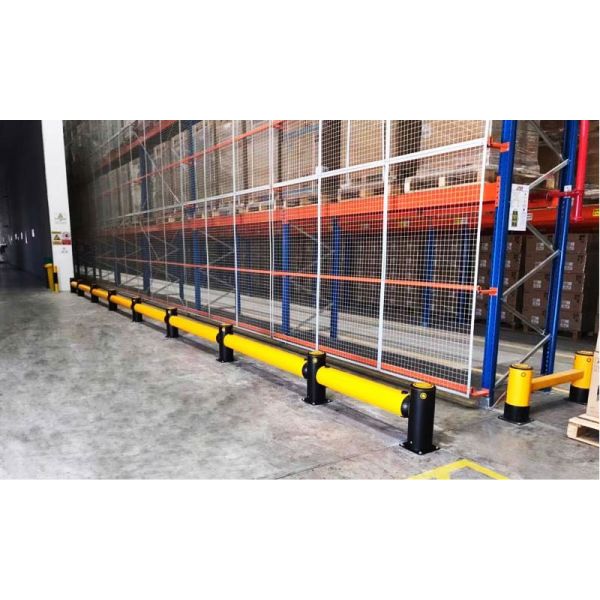 Flexible Pedestrian Barrier  Anti-Collision Guardrails Warehouse Safety Barrier Traffic Guardrails