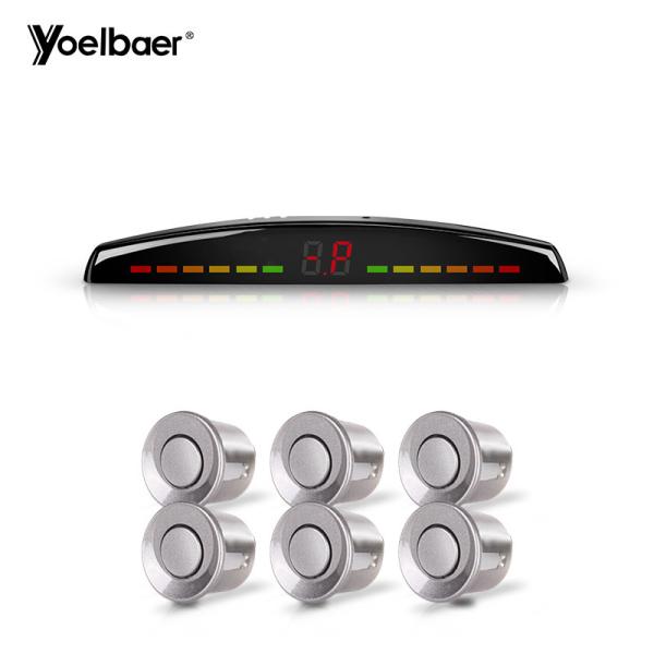 Quality Car Parking System 6 Sensors Buzzer Car Reverse Sensor Parking Sensor for sale