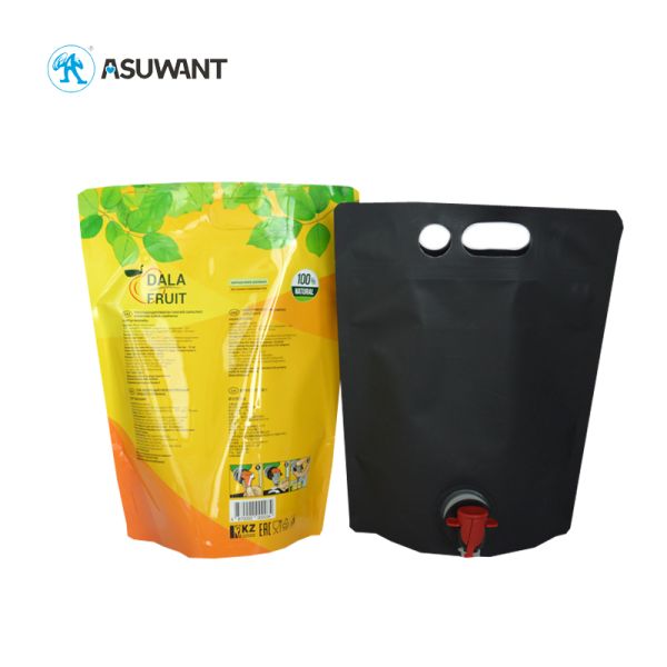 Customized Recycled Beverage Packaging Bag 200Ml 300Ml 500Ml Plasti Spout Pouch
