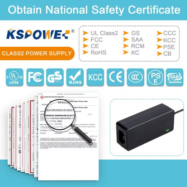 12V 5A 20V 2.5A AC To DC Power Adapter 12V 5A Single Output Customization